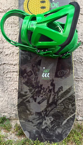 ride 777 snowboard 161cm Ride HighLife UltraLight Snowboard with Burton Mission Bindings and  Volcom Jacket | SidelineSwap