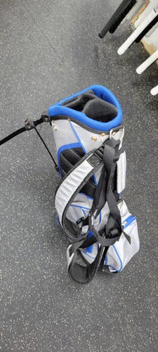 Used JR STAND BAG 5 WAY Jr Stand Bag Grey 11497-C000158057