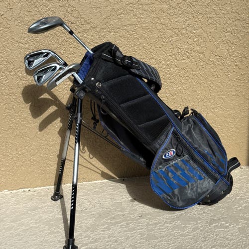 USKG US Kids Golf Club Set UT-25s UL45 DV3 u4 Clubs W/Bag RH Juniors 42"-48" Age 5-7