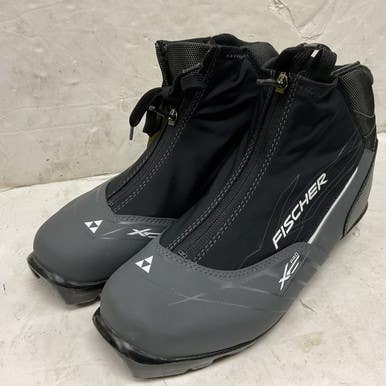 Used Fischer XC PRO Mens NNN XC Ski Boots Black M 09.5 / W 09.5-10 11855-S000204224