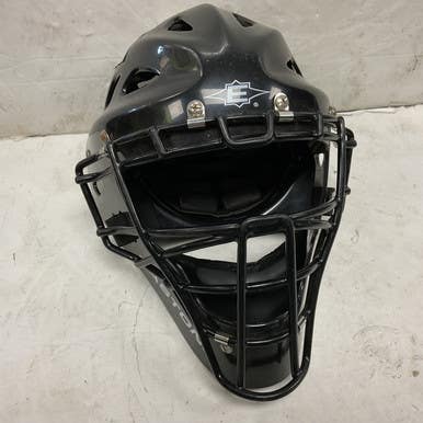 Used Easton NATURAL Catchers Helmet w/Mask Black SM 11855-S000204192