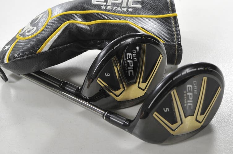 Callaway GBB Epic Star 3 and 5 Fairway Wood Set Senior Lite Flex Graphite 218803