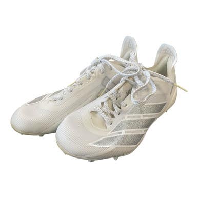 Used Adidas LAX Cleats Womens White Senior 5.5 11450-S000521316