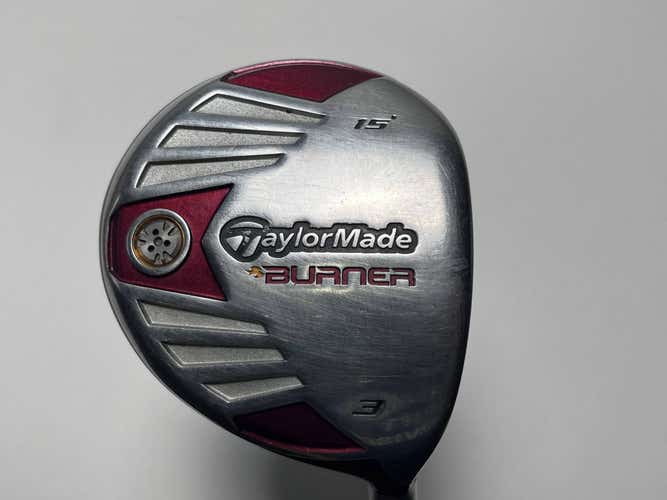 TaylorMade Burner Steel 2007 3 Fairway Wood 15* REAX SuperFast 50g Stiff RH