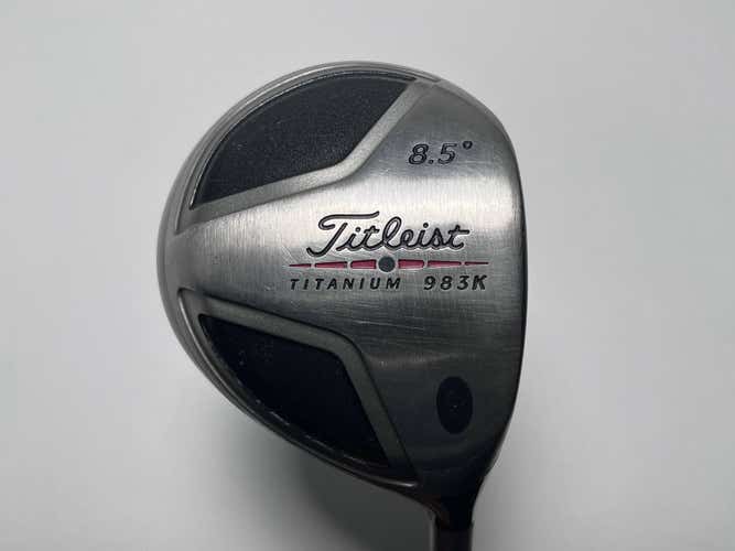 Titleist 983 K Driver 8.5* Aldila NV Green 65g Stiff Graphite Mens RH