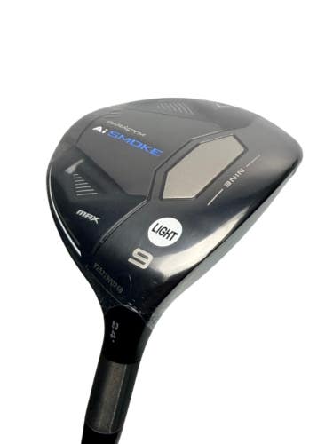 Callaway NEW Ai Smoke 9 Wood 24 Cypher Black 40g Senior Flex 41.5"