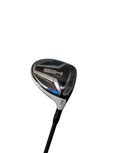 Used Taylormade SIM MAX Mens Fairway Wood RH 3 Wood 11347-S000269773