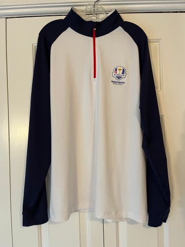 Men's XL FootJoy Ryder Cup 2023 Marco Simone, Rome Italy 1/4 zip pullover - LNC