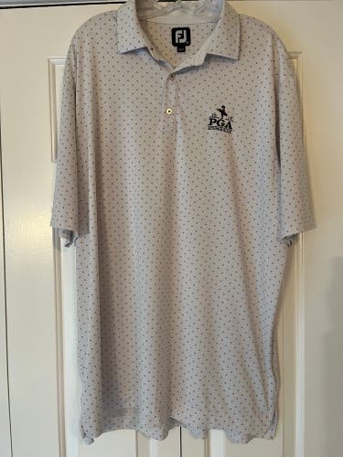Men's XL FootJoy 2019 PGA Bethpage Black polo shirt - LNC