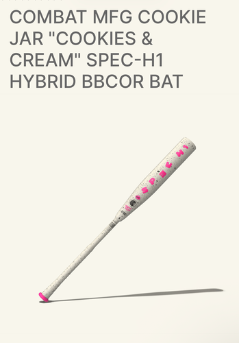 2026 Combat Spec H1 Hybrid BBCOR Certified Bat (-3) 30 oz 33" (New)