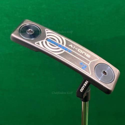 Odyssey Ai-ONE #2 CH 35" Crank-Hosel Blade Putter w/ Stroke Lab SL90 & HC
