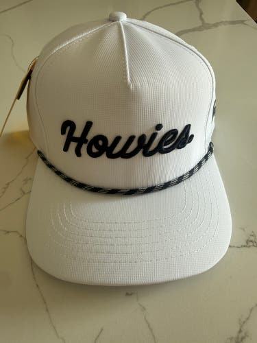 White Adult Howies Hockey Hat with tags (Brand New)