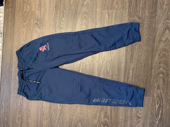 Blue Large Adult Unisex Bauer Pants (Used)