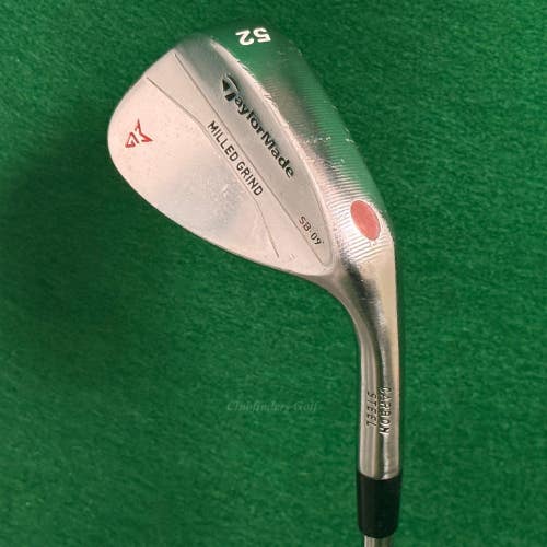 TaylorMade Milled Grind Chrome 52-SB9 52 Gap Wedge Dynamic Gold Wedge Flex