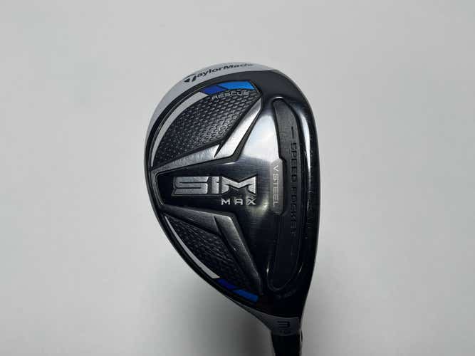 TaylorMade SIM MAX 3 Hybrid 19* Fujikura Ventus Blue 7-S Stiff Graphite Mens RH