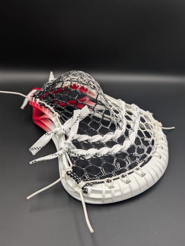 New Strung and Dyed Warrior EVO V - Red fade with Black fade mesh