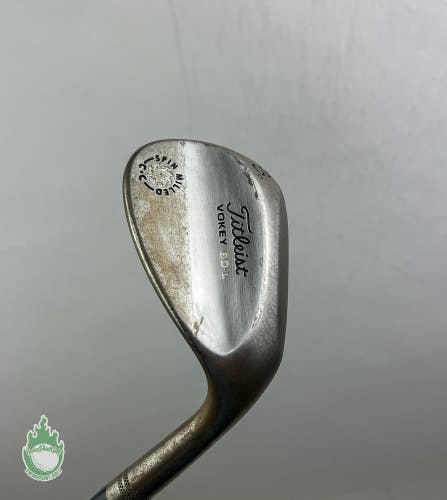Tour Issue Titleist Vokey SM4 L Grind Raw Wedge 60* S400 Stiff Steel Golf Club