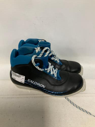Used Salomon 3.1 Mens SNS XC Ski Boots Black M 09.5 / W 09.5-10 11823-S000039334