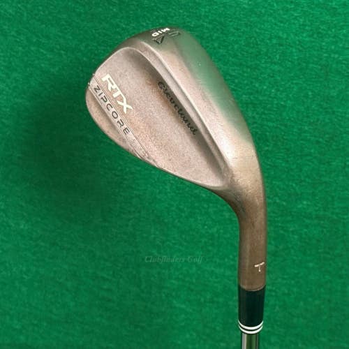 Cleveland RTX Zipcore Mid Raw "T" Stamp 54-10 54 Sand Wedge Stepped Wedge Flex