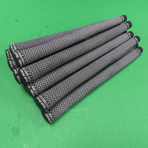Golf Pride Tour Velvet 360 White/Black Midsize Pulled Iron/Wood Grips LOT OF 13