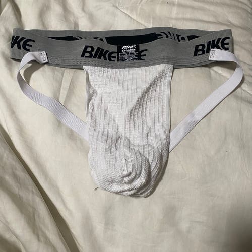 BIKE Brand Jock Strap Athletic Supporter White 2X-Large Style WPL7232