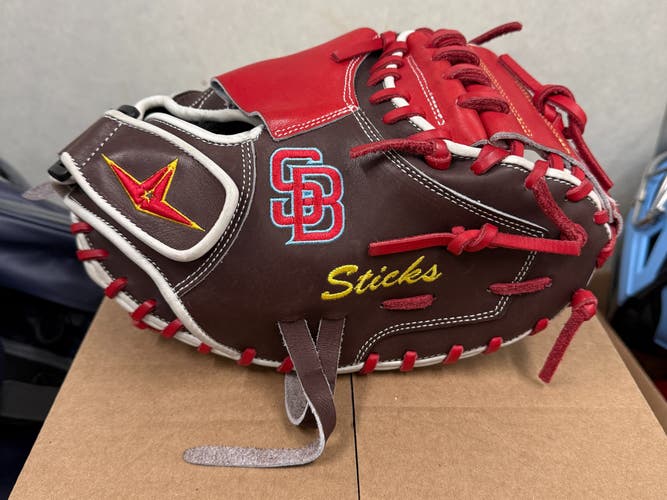 All Star RH Catcher's System 7 Baseball Glove 34" "Sticks" (Used)