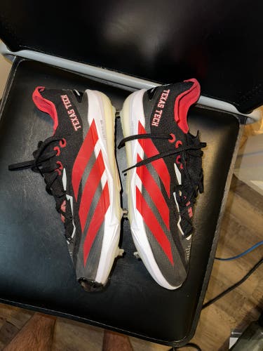 Texas Tech Team Issued Men's Size M 10.5 Adidas Adizero (New)