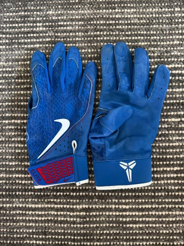 Large Kobe Baseball Nike Alpha Elite Batting Gloves (Lightly Used)