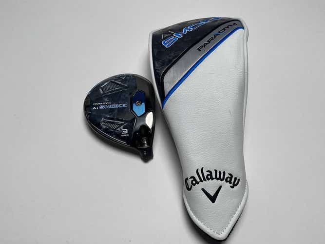 Callaway Paradym Ai Smoke Max 3 Fairway Wood 15* HEAD ONLY Mens RH HC