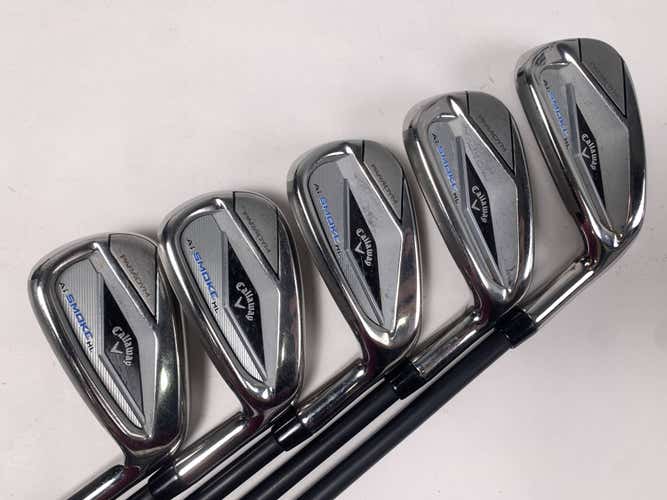 Callaway Paradym Ai Smoke HL Iron Set 6-PW Cypher Fifty 5.0 50g Senior RH