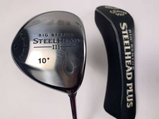 Callaway Steelhead III Driver 10* Regular Steel Mens RH HC