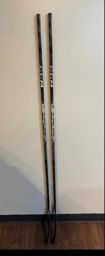Senior CCM JetSpeed Trigger 10 Pro Left Hand Hockey Stick P28 75 Flex Pro Stock (Used)
