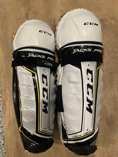 Senior CCM Tacks Pro 16" Shin Pads Pro Stock (New)