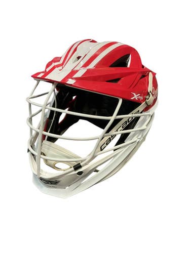 Used Cascade XRS Lacrosse Helmet Red One Size 10743-C000485418