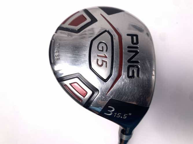 Ping G15 3 Fairway Wood 15.5* TFC 700 F Regular Graphite Mens RH