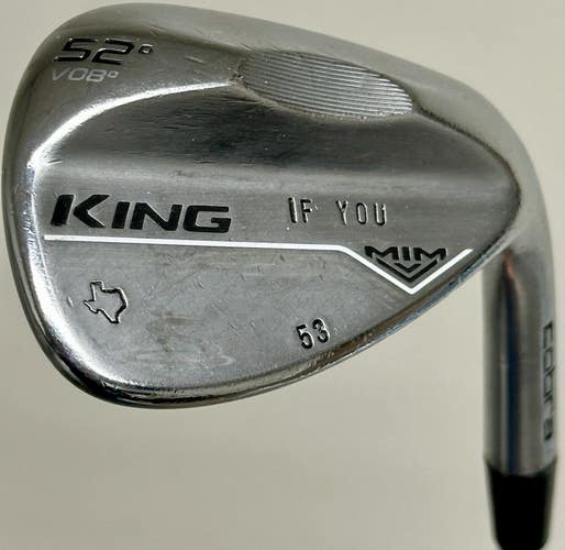 Cobra KING MIM Gap GW Wedge 52-08* Steel Dynamic Gold S200 RH (Bent to 53*)