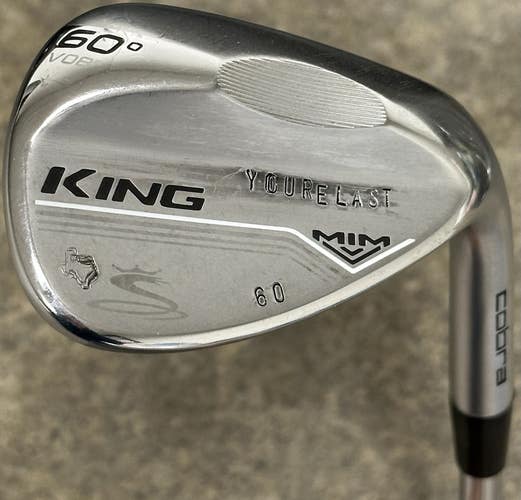 Cobra KING MIM Lob LW Wedge 60-08* V-Grind Steel Dynamic Gold S200 RH