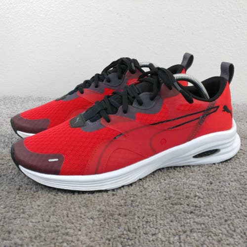 Puma Hybrid Fuego Mens Size 10 Running Shoes Red Black Sneakers Low Top Athletic