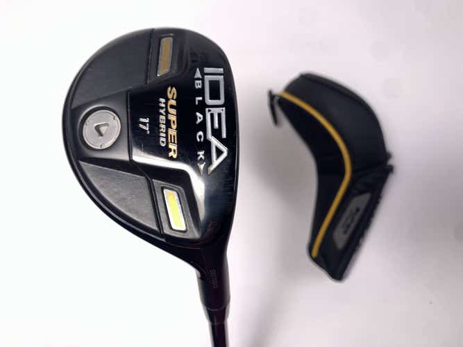 Adams Idea Super Black Hybrid 17* Aldila Voodoo SNV8 Stiff Graphite Mens RH HC
