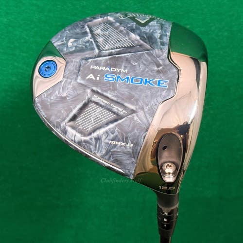 Callaway Paradym Ai Smoke Max D 12 Driver HZRDUS Smoke RDX 5.0 Seniors