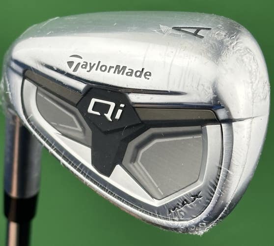 TaylorMade Qi MAX Approach AW Wedge 48* LEFT Hand Steel KBS MT Regular Flex LH