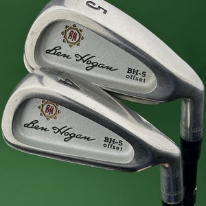 Ben Hogan BH-5 Offset 4, 5 Iron Set Lightweight Graphite Regular Flex Right Hand
