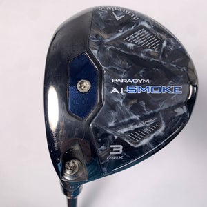 LEFTY Callaway Paradym Ai Smoke Max 3 Fairway 15* Tensei Blue AV Xlink Reg LH