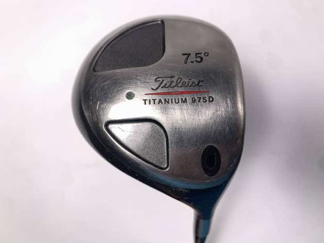 Titleist 975 D Driver 7.5* UST ProForce 75 Gold Stiff Graphite Mens RH