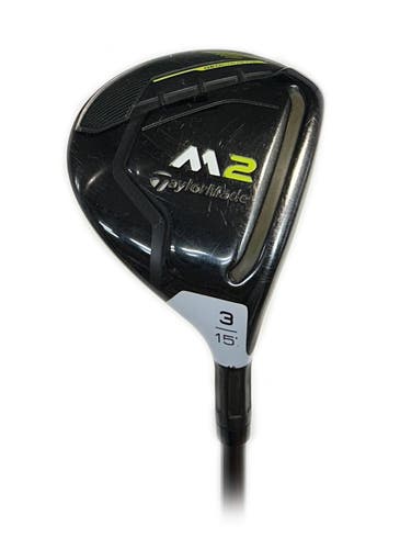 2019 TaylorMade M2 15* 3 Wood Graphite Aldila 44 Magnum Senior Flex