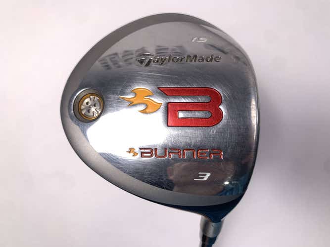 TaylorMade Burner 2008 3 Fairway Wood 15* REAX 49g Regular Graphite Mens RH