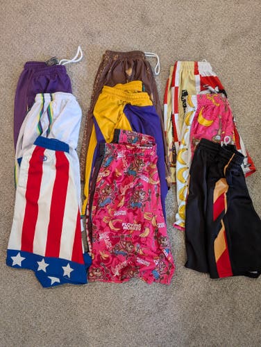 9 pair of Men's Various Lacrosse Shorts (Used) Part 3