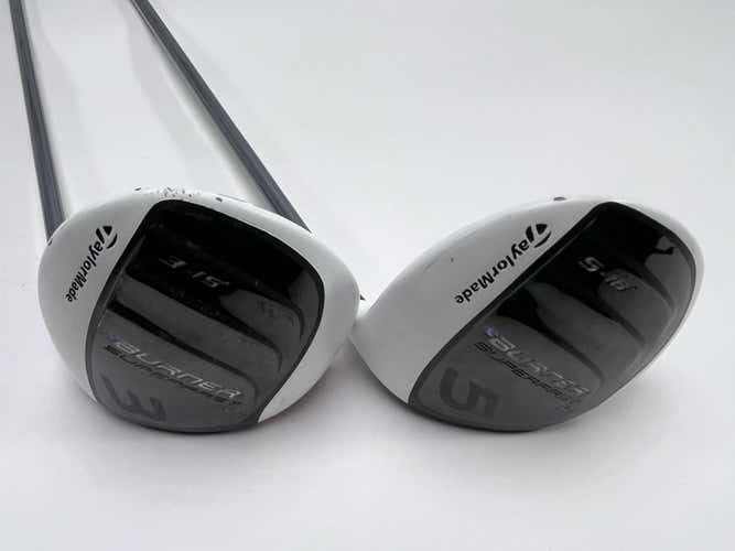 TaylorMade Burner Superfast 2.0 3 & 5 Fairway Set 15* 18* XCON-4.8 Ladies RH