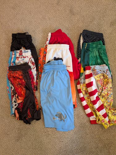 9 pair of Men's Various Lacrosse Shorts (Used) Part 2