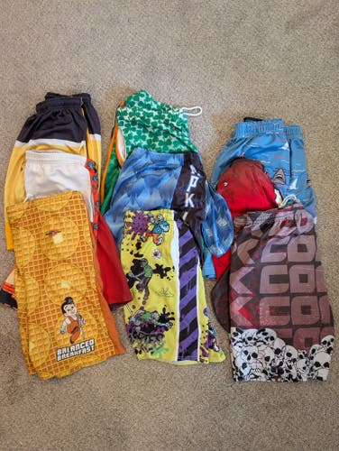 9 pair of Men's Various Lacrosse Shorts (Used) Part 1
